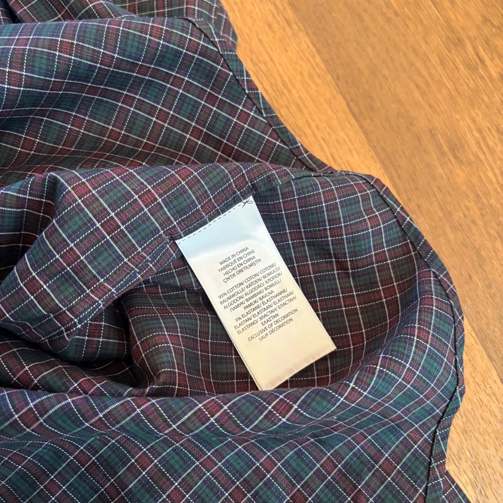 Modern Authentic Polo Ralph Lauren Small Pony Check Performance Flannel Shirt - Picture 4 of 7